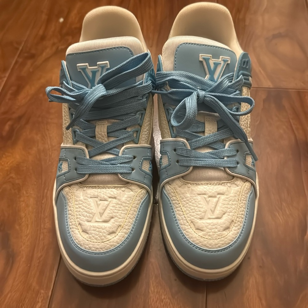 Louis Vuitton Sky Blue Trainers Brand New